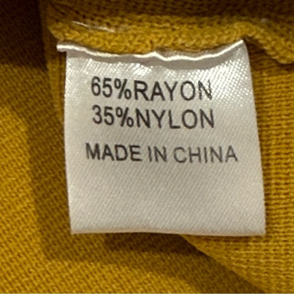 Seek The Label Bandage Crop Top Tank Square Neck Yellow Small Preppy Beachy Chic - Picture 7 of 8